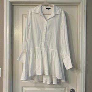 7 For All Mankind White Cotton Dress - Size L; Never worn